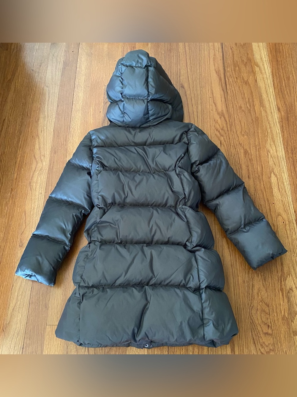 Polo by Ralph Lauren Girls Grey Long Hooded Puffer Coat - Picture 6 of 10